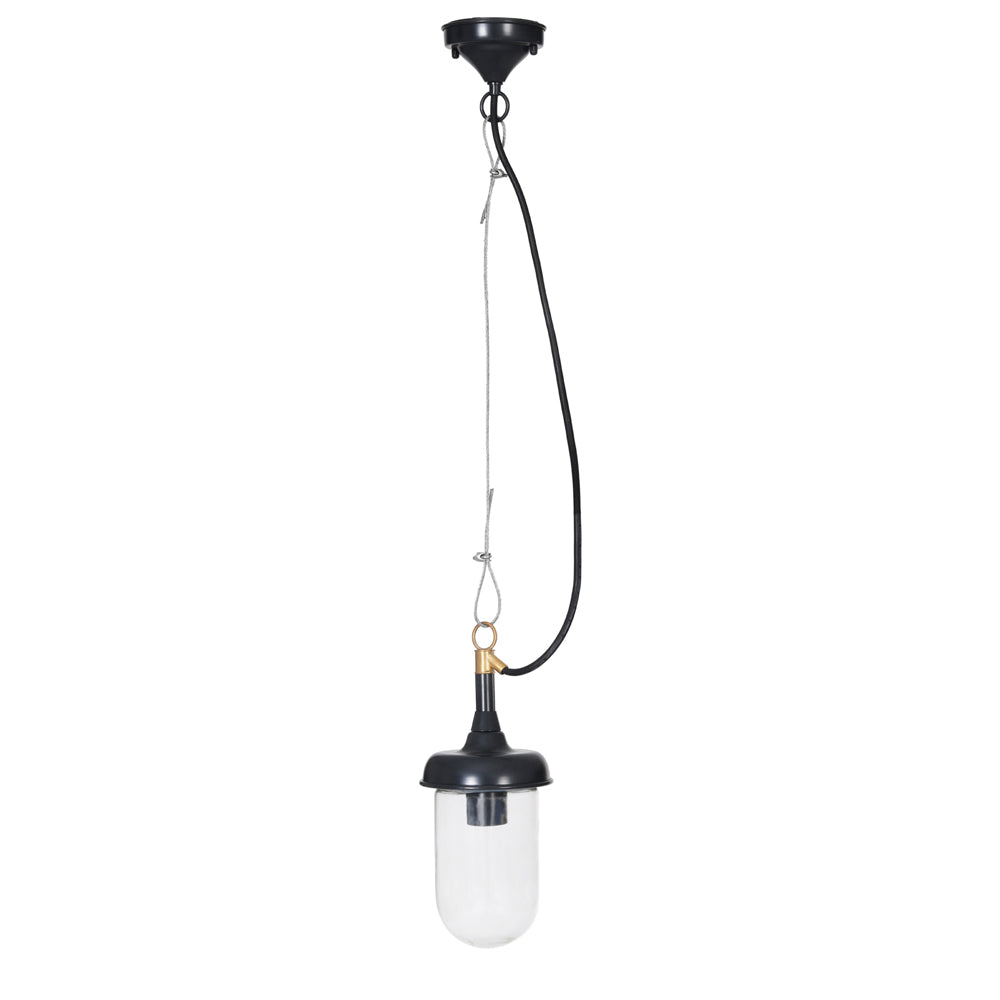 Product photograph of Garden Trading Harbour Outdoor Pendant In Carbon from Olivia's.
