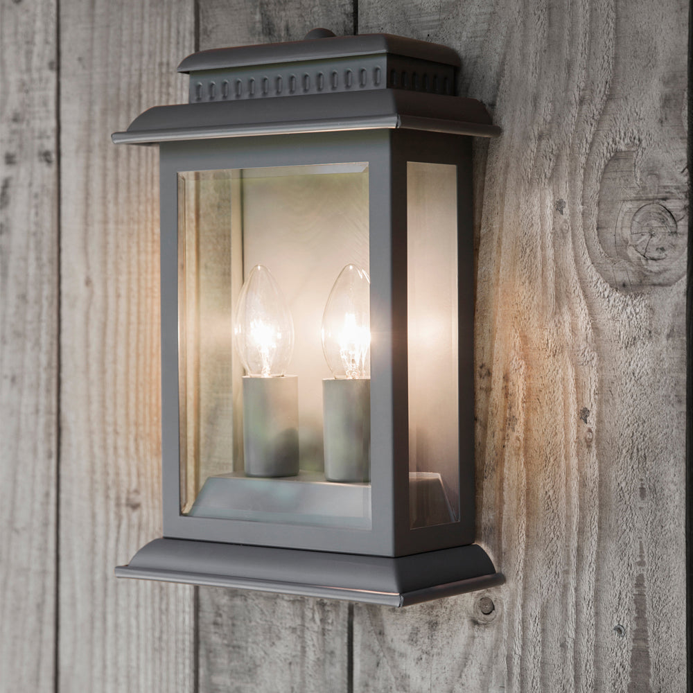 Product photograph of Garden Trading Belvedere Outdoor Light In Charcoal from Olivia's.
