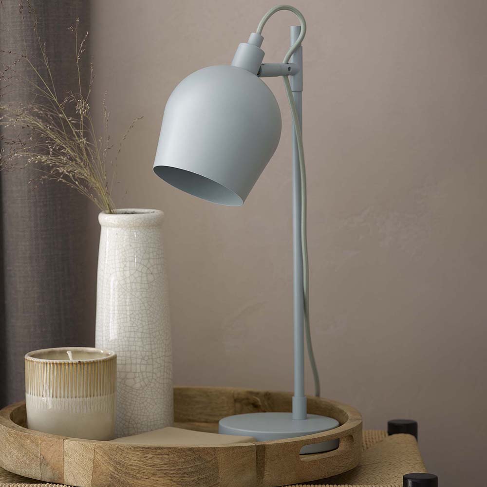 Product photograph of Garden Trading Grafton Desk Lamp In Tarn Blue from Olivia's