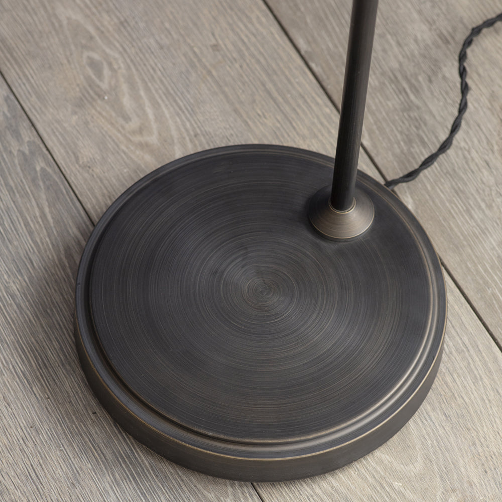 Product photograph of Garden Trading Hoxton Dome Floor Lamp In Antique Bronze from Olivia's.
