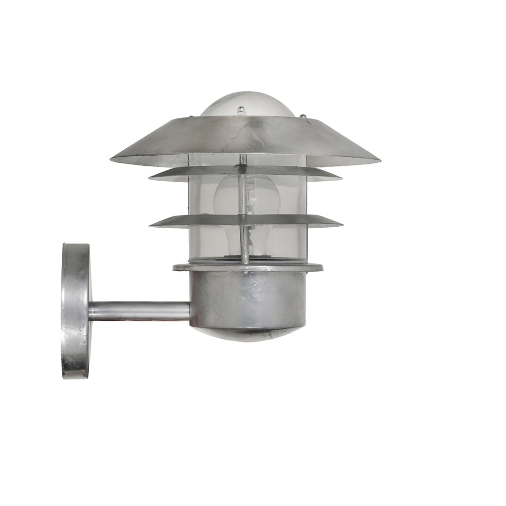 Product photograph of Garden Trading St Ives Outdoor Strand Light - Galvanised Steel from Olivia's.
