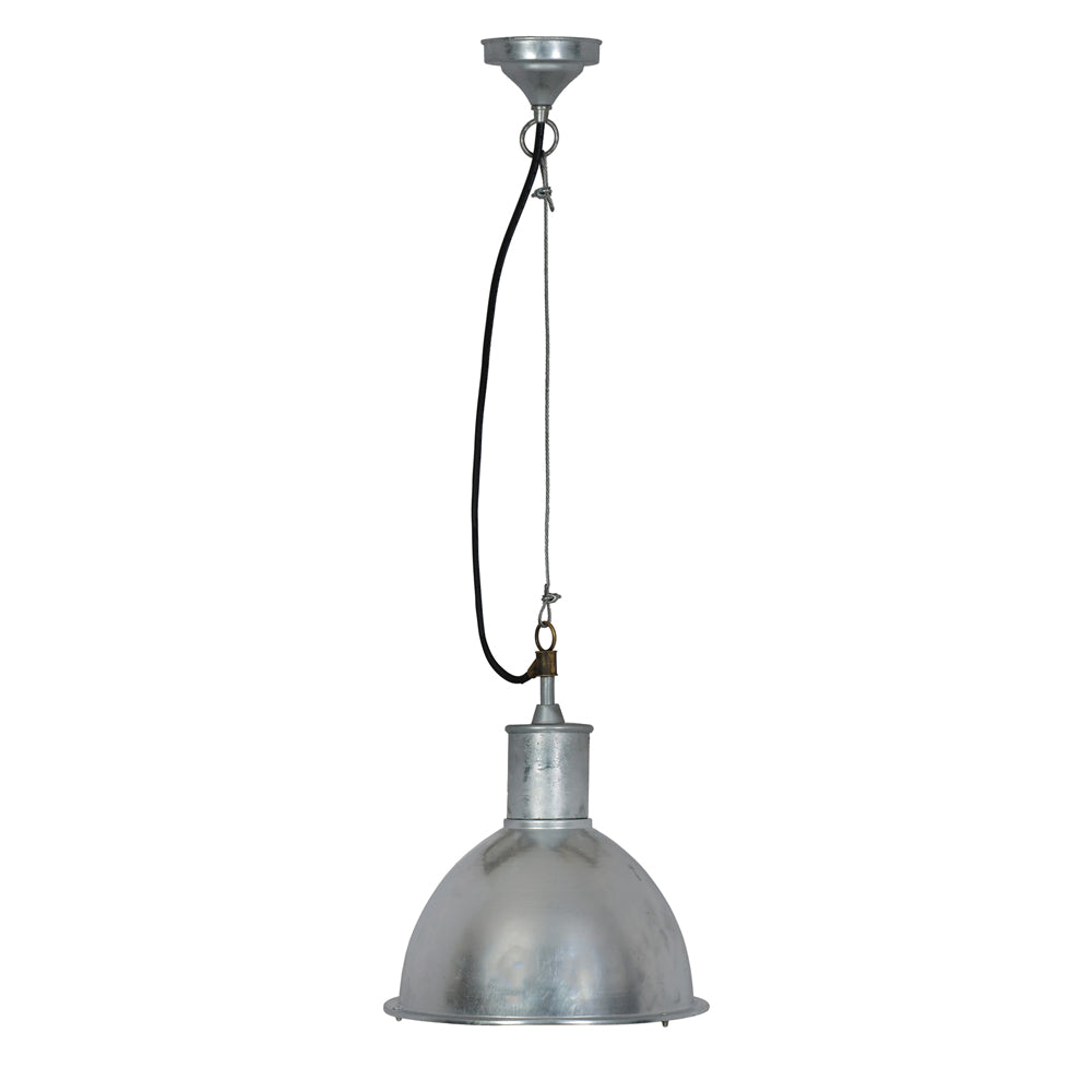 Product photograph of Garden Trading St Ives Bay Outdoor Pendant Light - Galvanised Steel from Olivia's.