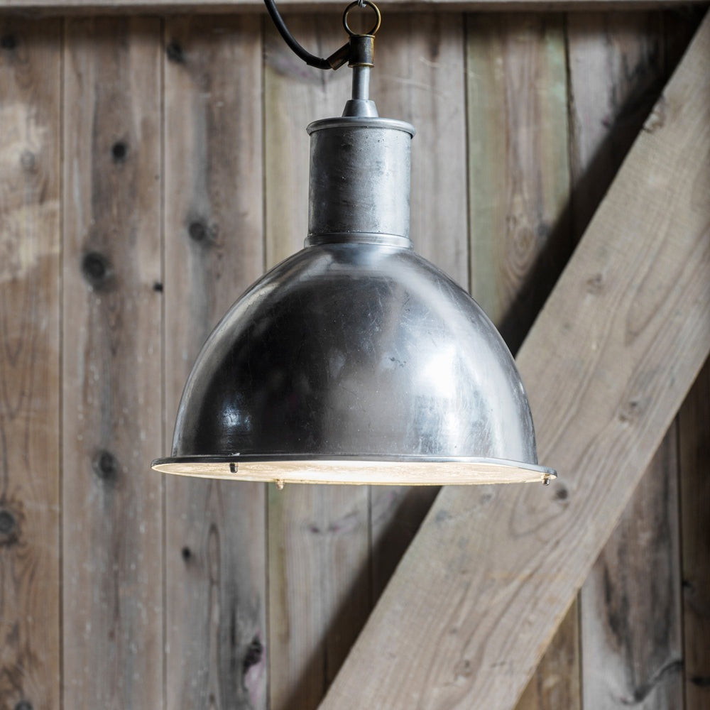 Product photograph of Garden Trading St Ives Bay Outdoor Pendant Light - Galvanised Steel from Olivia's