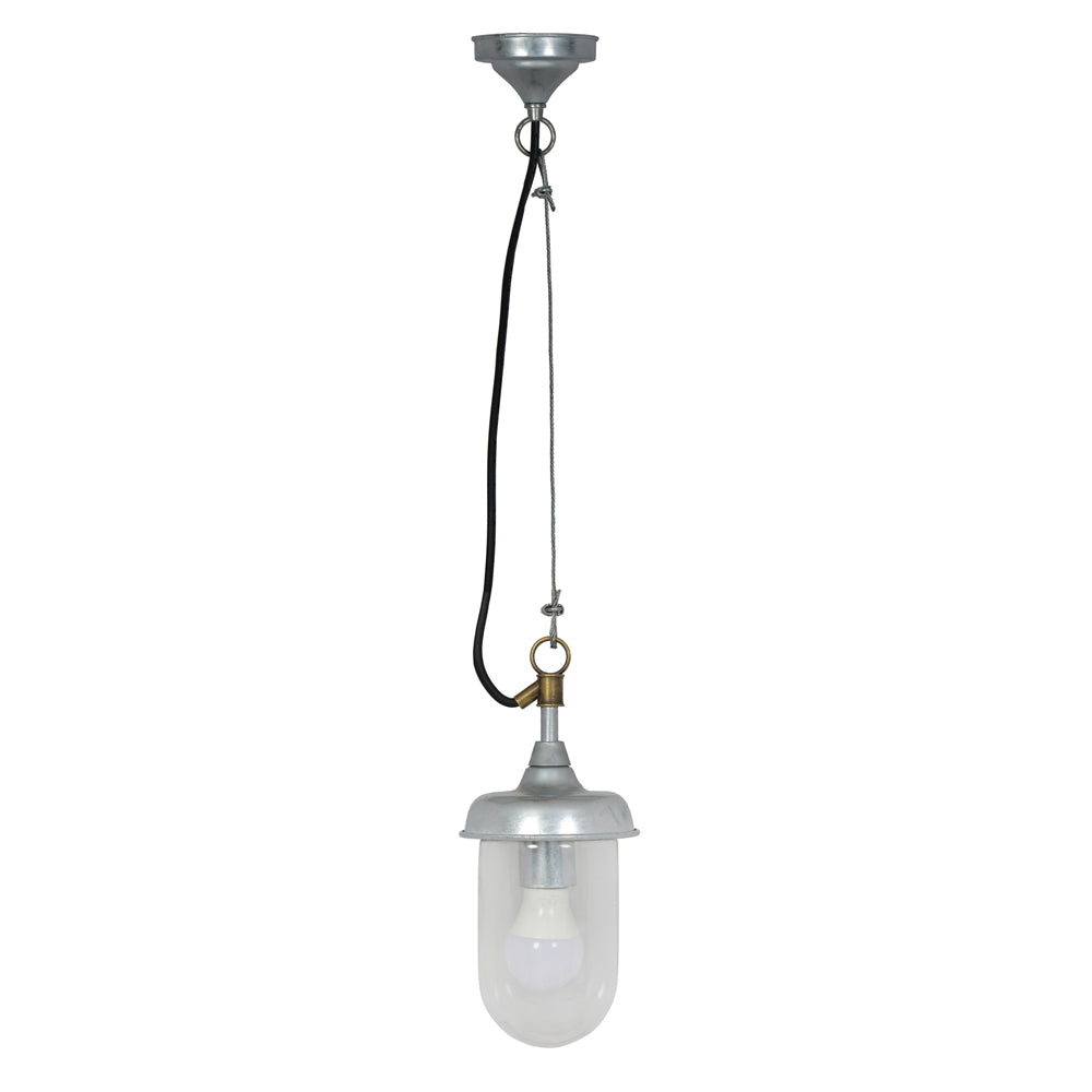 Product photograph of Garden Trading St Ives Outdoor Harbour Outdoor Pendant Light - Galvanised Steel from Olivia's.
