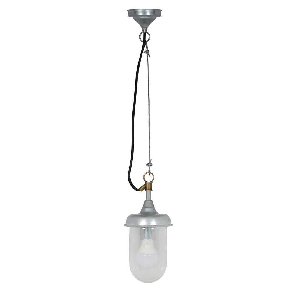 Product photograph of Garden Trading St Ives Outdoor Harbour Outdoor Pendant Light - Galvanised Steel from Olivia's