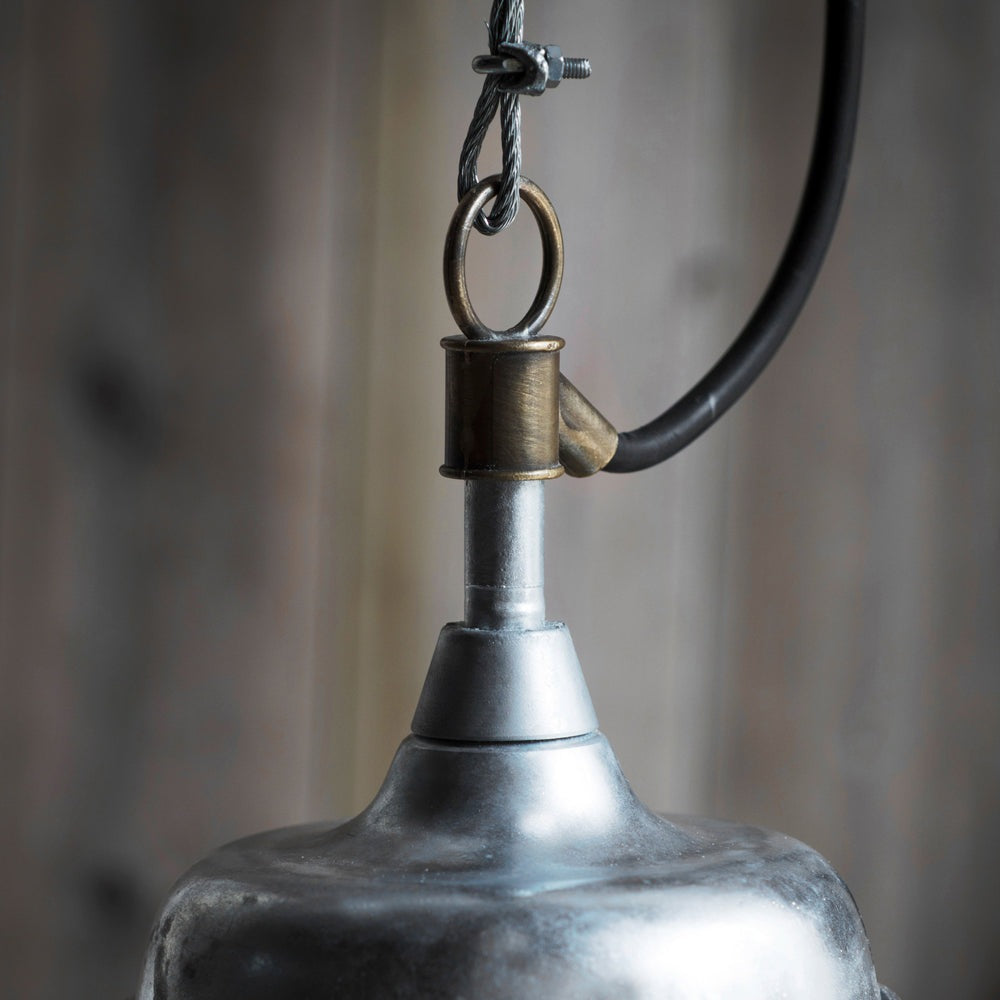 Product photograph of Garden Trading St Ives Outdoor Harbour Outdoor Pendant Light - Galvanised Steel from Olivia's.