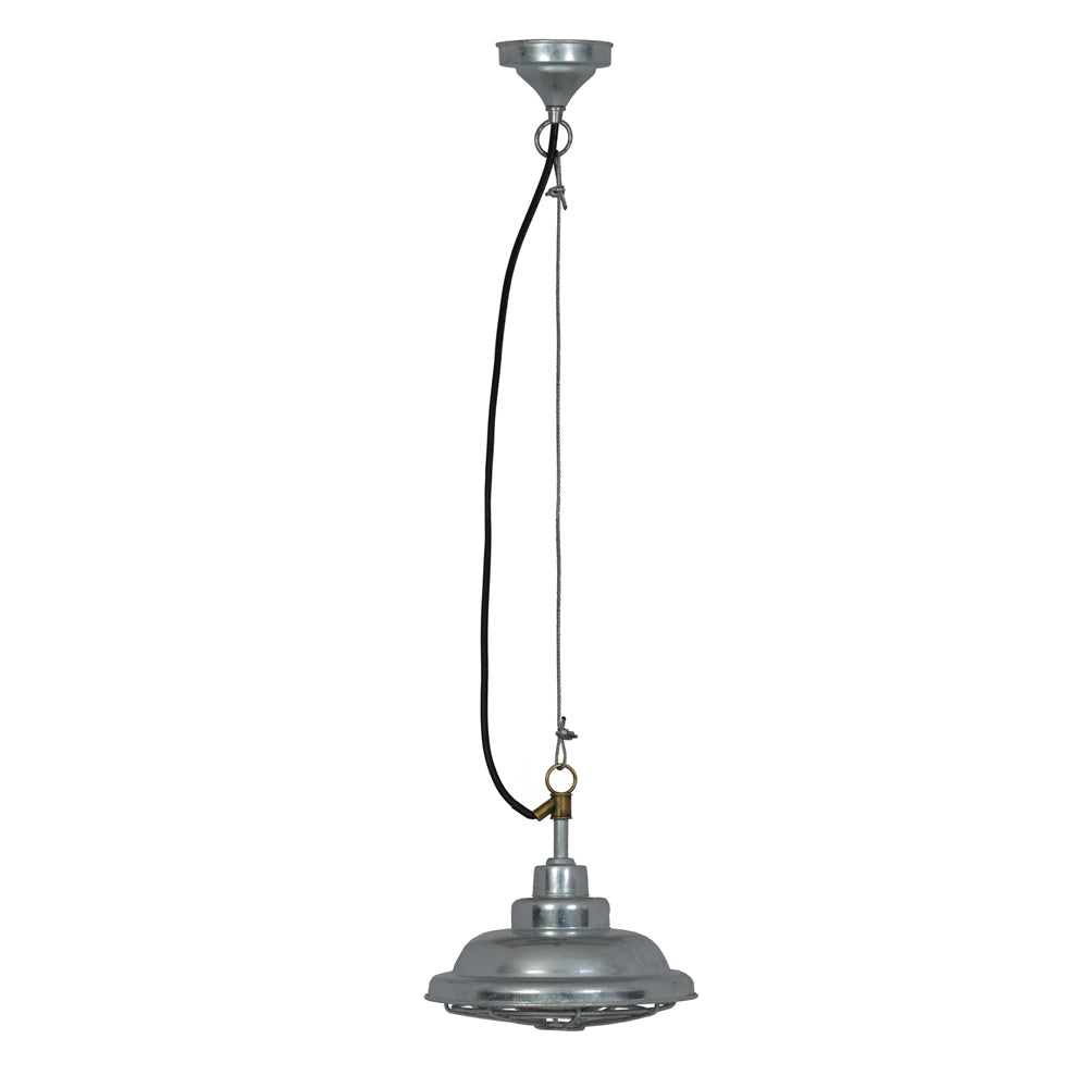 Product photograph of Garden Trading St Ives Outdoor Mariner Outdoor Pendant Light - Galvanised Steel from Olivia's