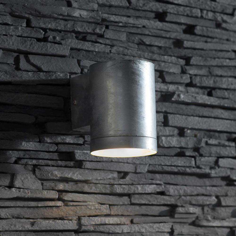 Product photograph of Garden Trading St Ives Outdoor Down Light Large - Galvanised Steel from Olivia's