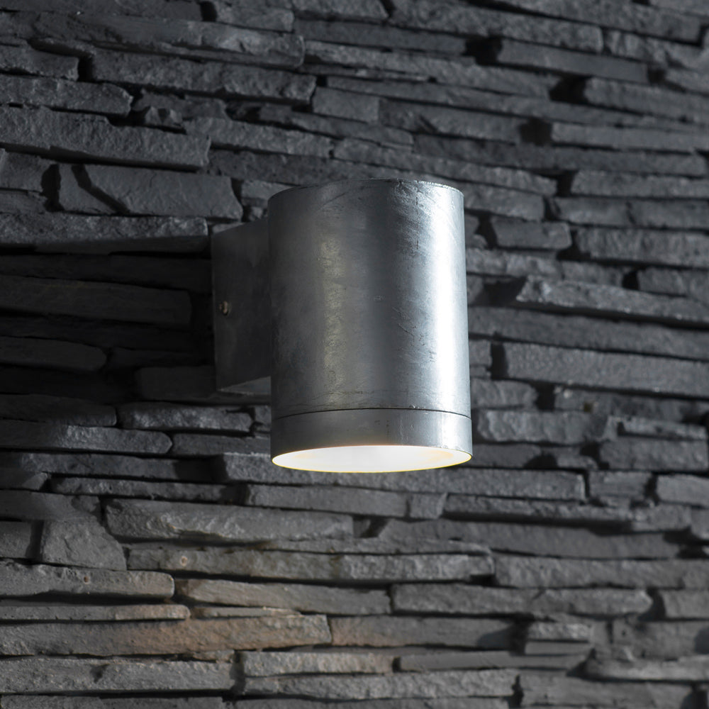 Product photograph of Garden Trading St Ives Outdoor Down Light Large - Galvanised Steel from Olivia's.