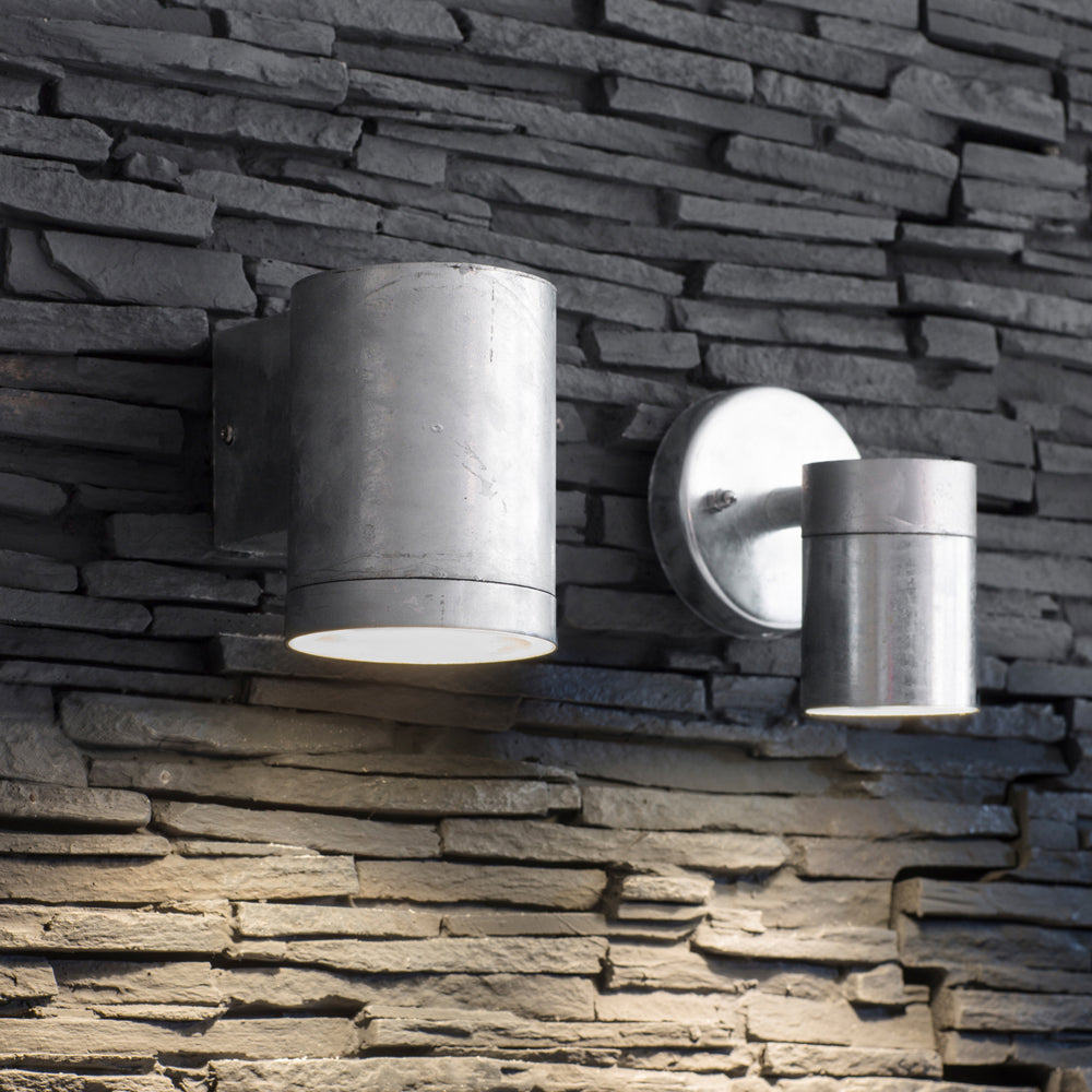 Product photograph of Garden Trading St Ives Outdoor Down Light Large - Galvanised Steel from Olivia's.