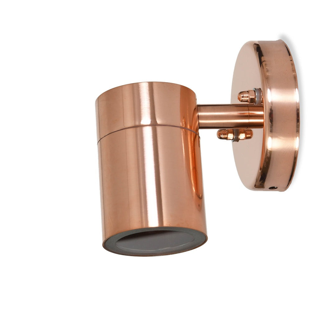 Product photograph of Garden Trading Regent Outdoor Down Light In Raw Copper from Olivia's.