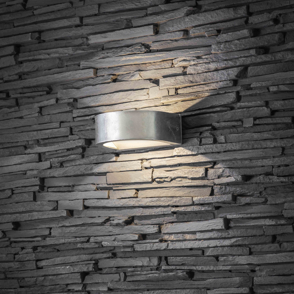 Product photograph of Garden Trading St Ives Outdoor Galley Light - Galvanised Steel from Olivia's