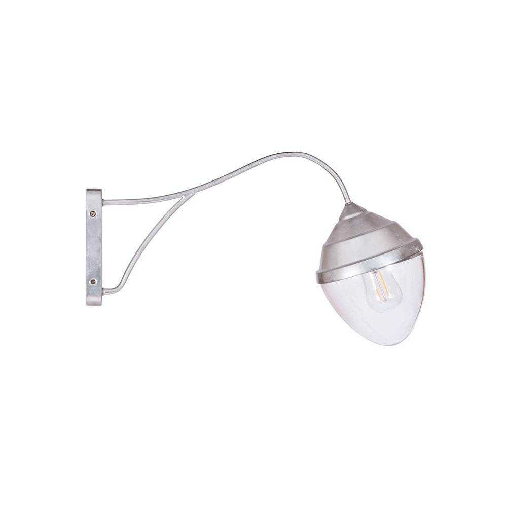Product photograph of Garden Trading St Ives Outdoor Warwick Wall Light - Galvanised Steel from Olivia's.