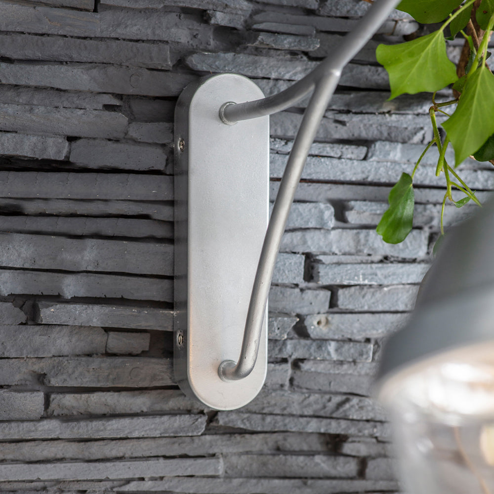 Product photograph of Garden Trading St Ives Outdoor Warwick Wall Light - Galvanised Steel from Olivia's.