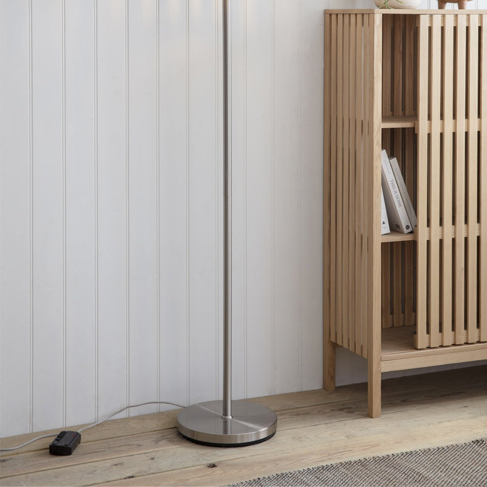 Product photograph of Garden Trading Kingston Floor Lamp In Ash from Olivia's.