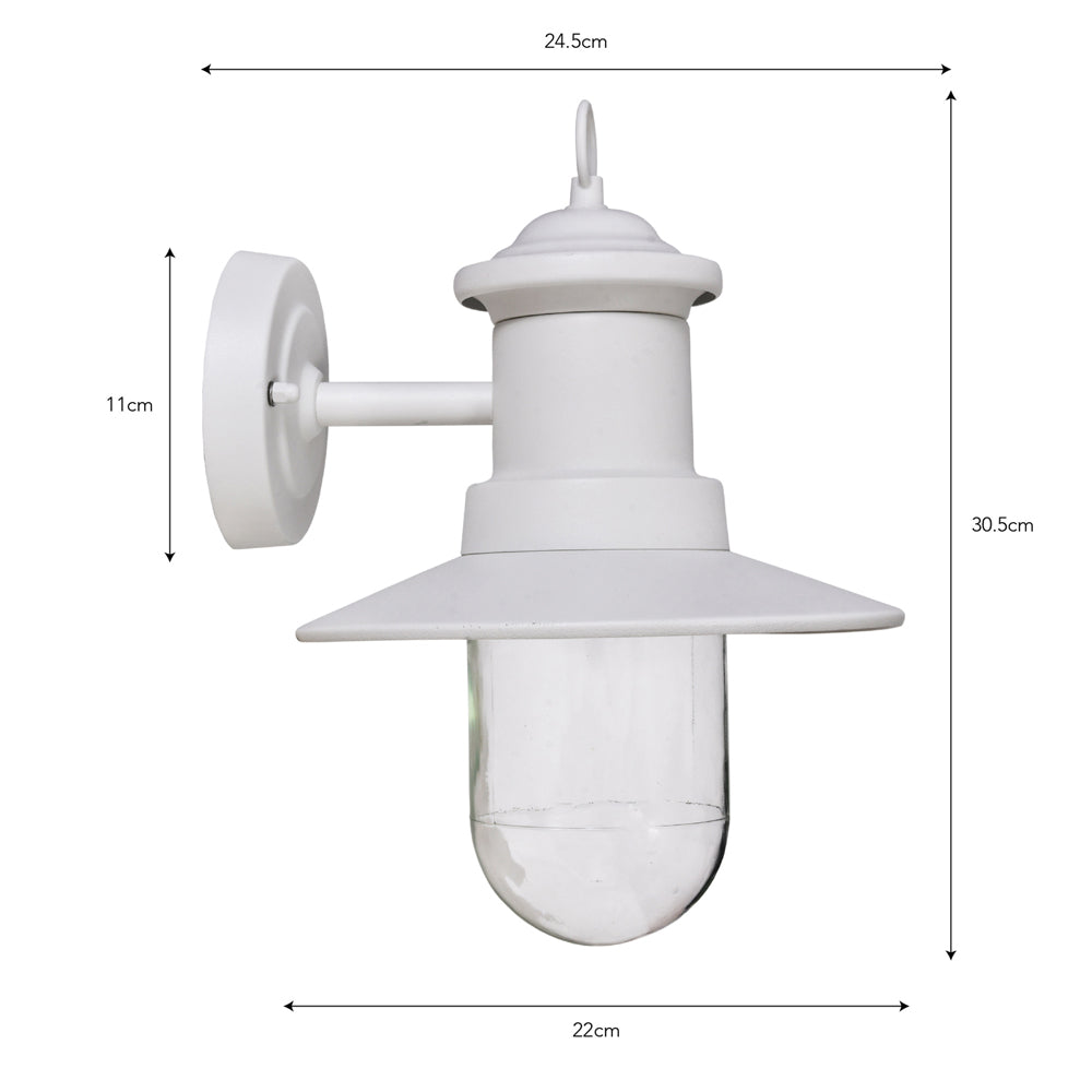 Product photograph of Garden Trading Ships Outdoor Light In Lily White from Olivia's.