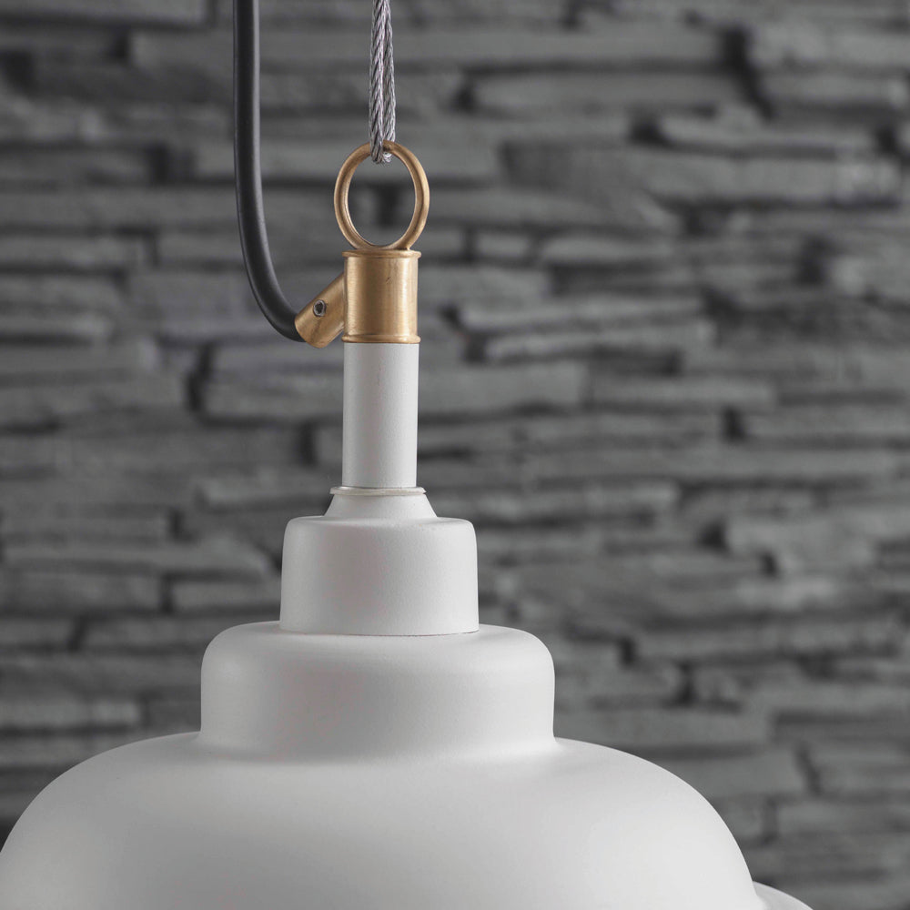 Product photograph of Garden Trading Mariner Outdoor Pendant In Lily White from Olivia's.