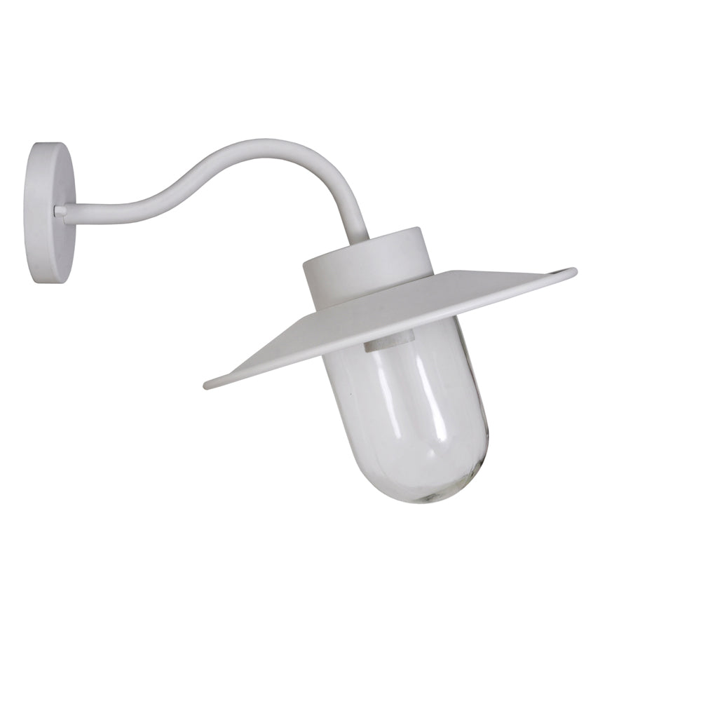 Product photograph of Garden Trading Swan Outdoor Neck Light In Lily White from Olivia's.