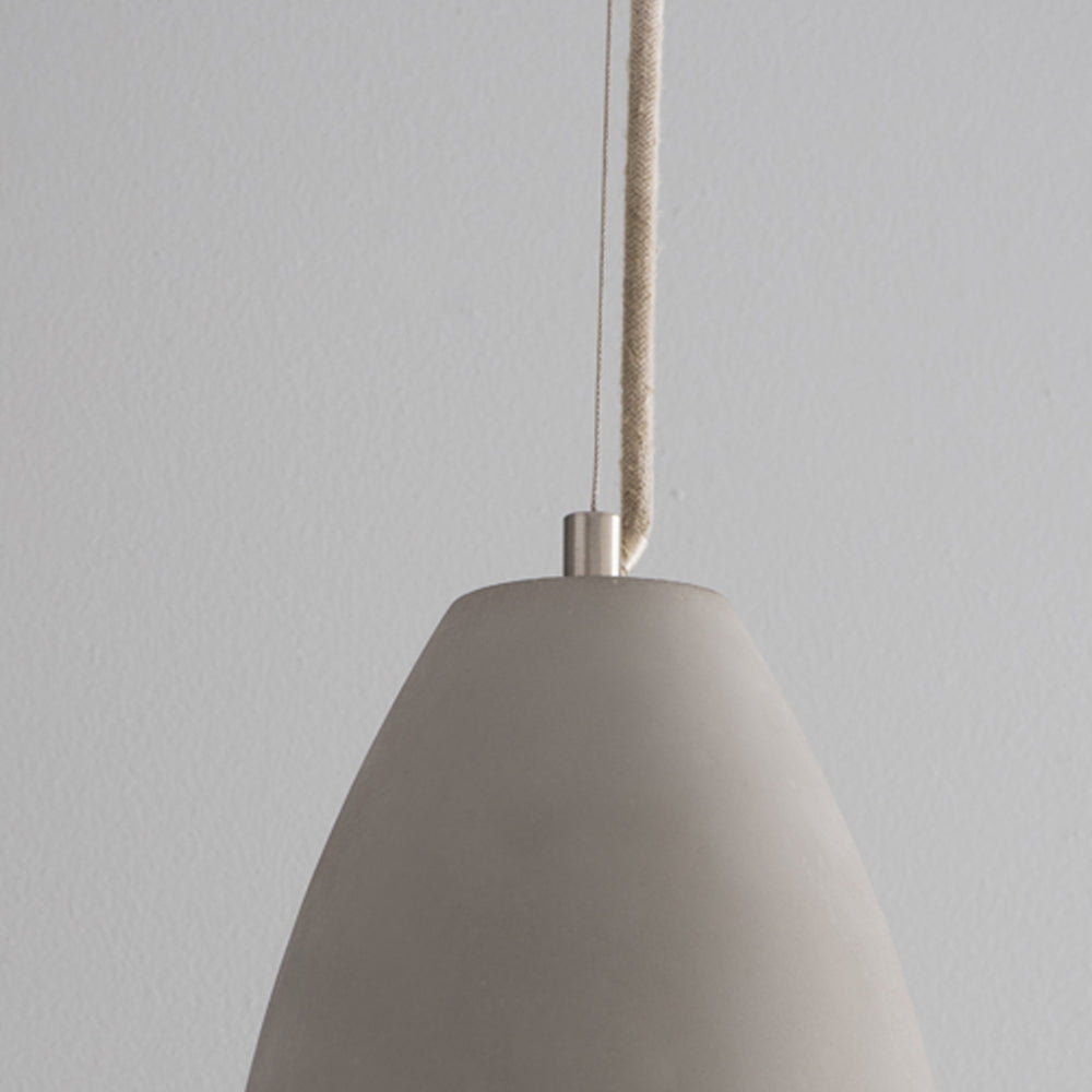 Product photograph of Garden Trading Millbank Pendant Light In Polymer Concrete from Olivia's.