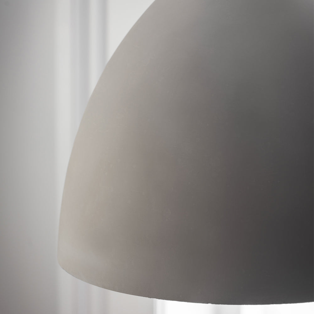 Product photograph of Garden Trading Millbank Large Pendant Light In Polymer Concrete from Olivia's.