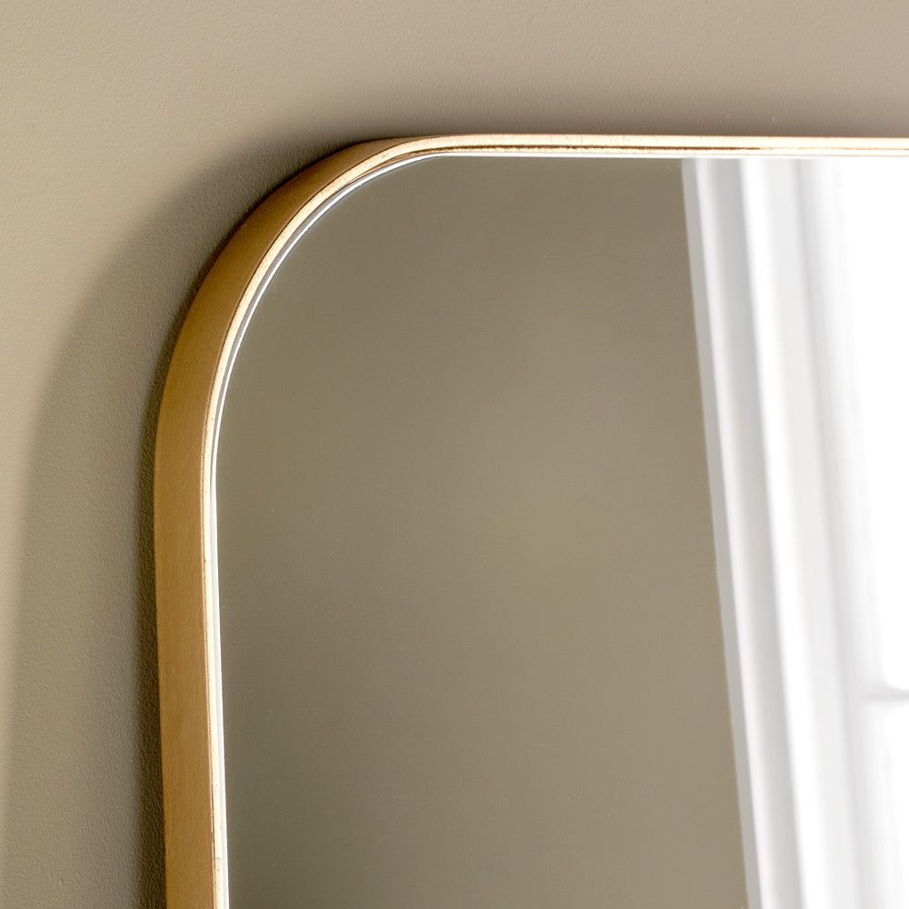 Product photograph of Olivia S Lebanon Wall Mirror In Gold Small from Olivia's.