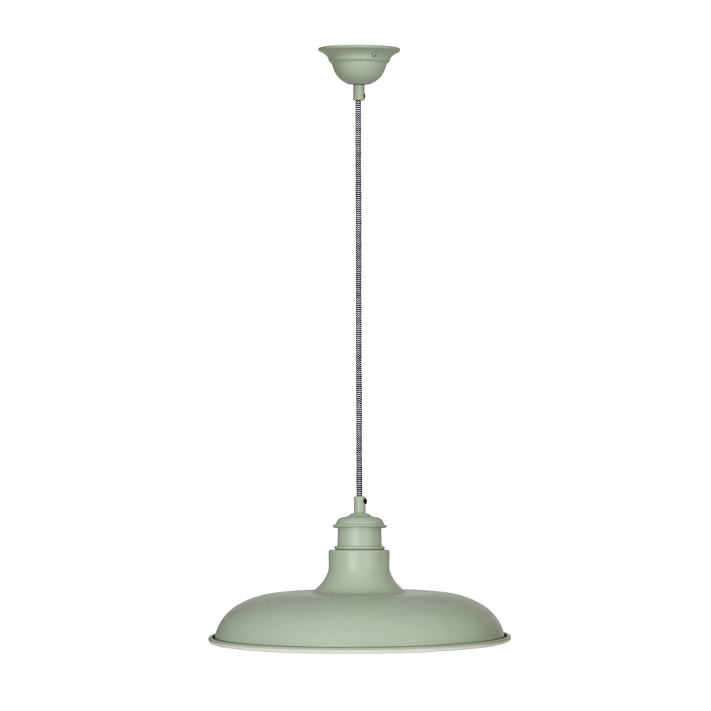 Product photograph of Garden Trading Toulon Pendant Light In Sage from Olivia's