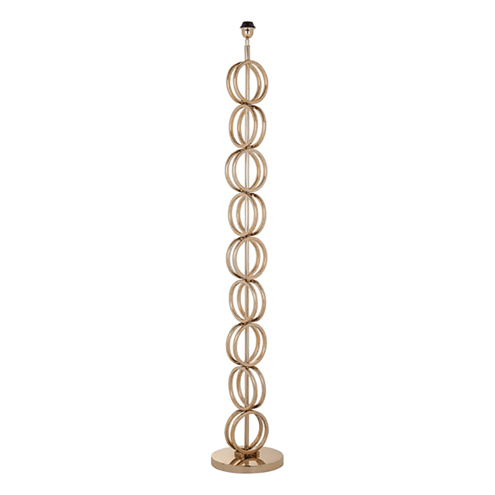 Product photograph of Richmond Adyson Gold Floor Lamp from Olivia's