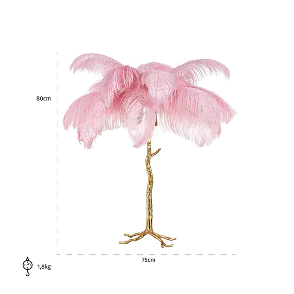 Product photograph of Richmond Upanova Pink Table Lamp from Olivia's.