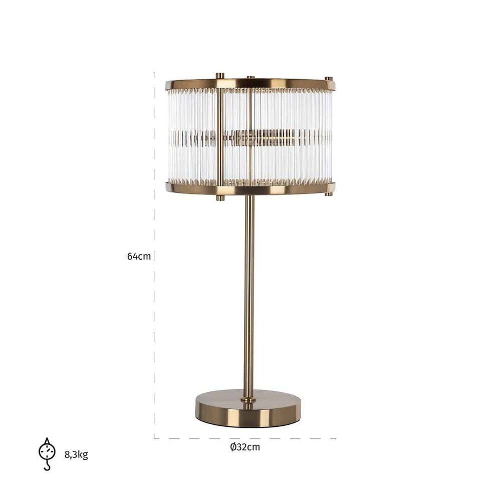 Product photograph of Richmond Loiza Table Lamp from Olivia's.