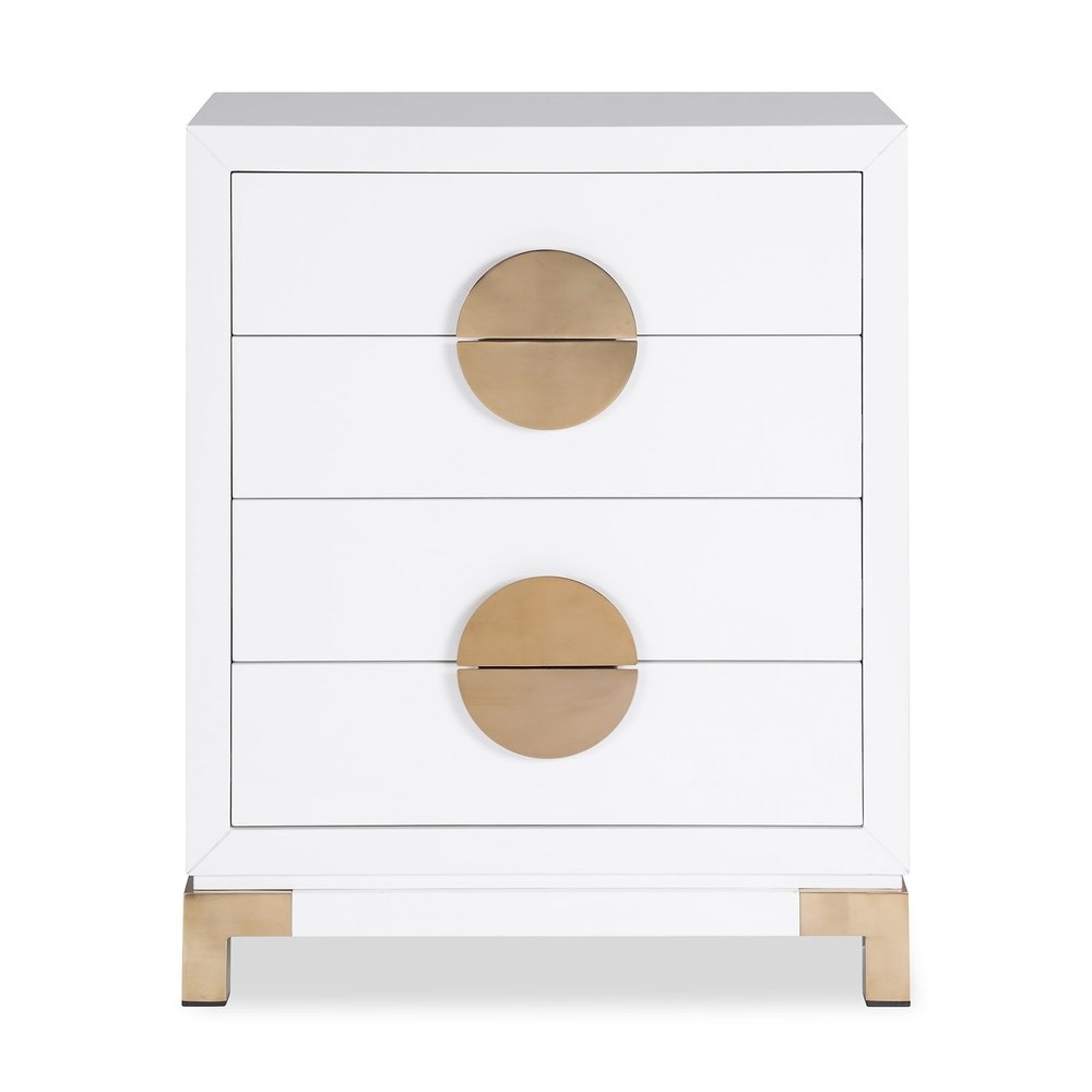Product photograph of Liang Eimil Otium Chest Of Drawers White High Gloss from Olivia's
