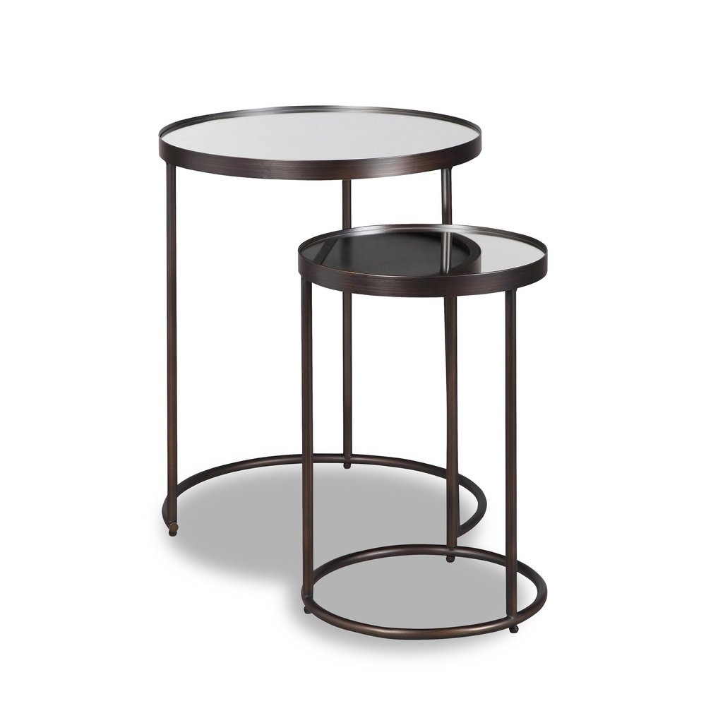 Liang Eimil Song Side Table Antique Bronze Coated Steel