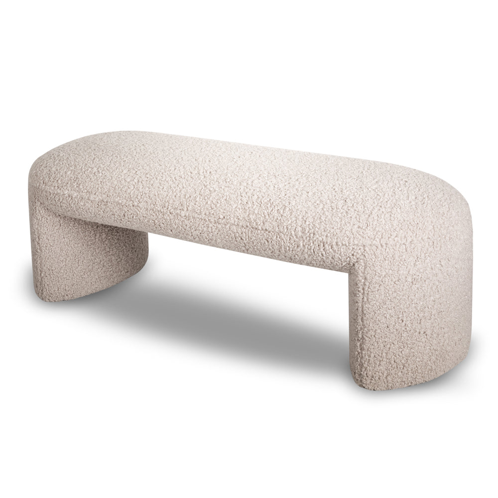 Product photograph of Liang Eimil Kramer Bench Alpaca Sand from Olivia's