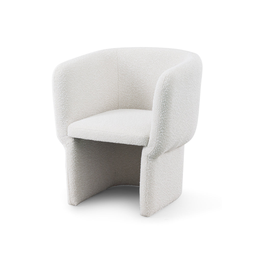 Product photograph of Liang Eimil Tempus Dining Chair Boucle Sand from Olivia's