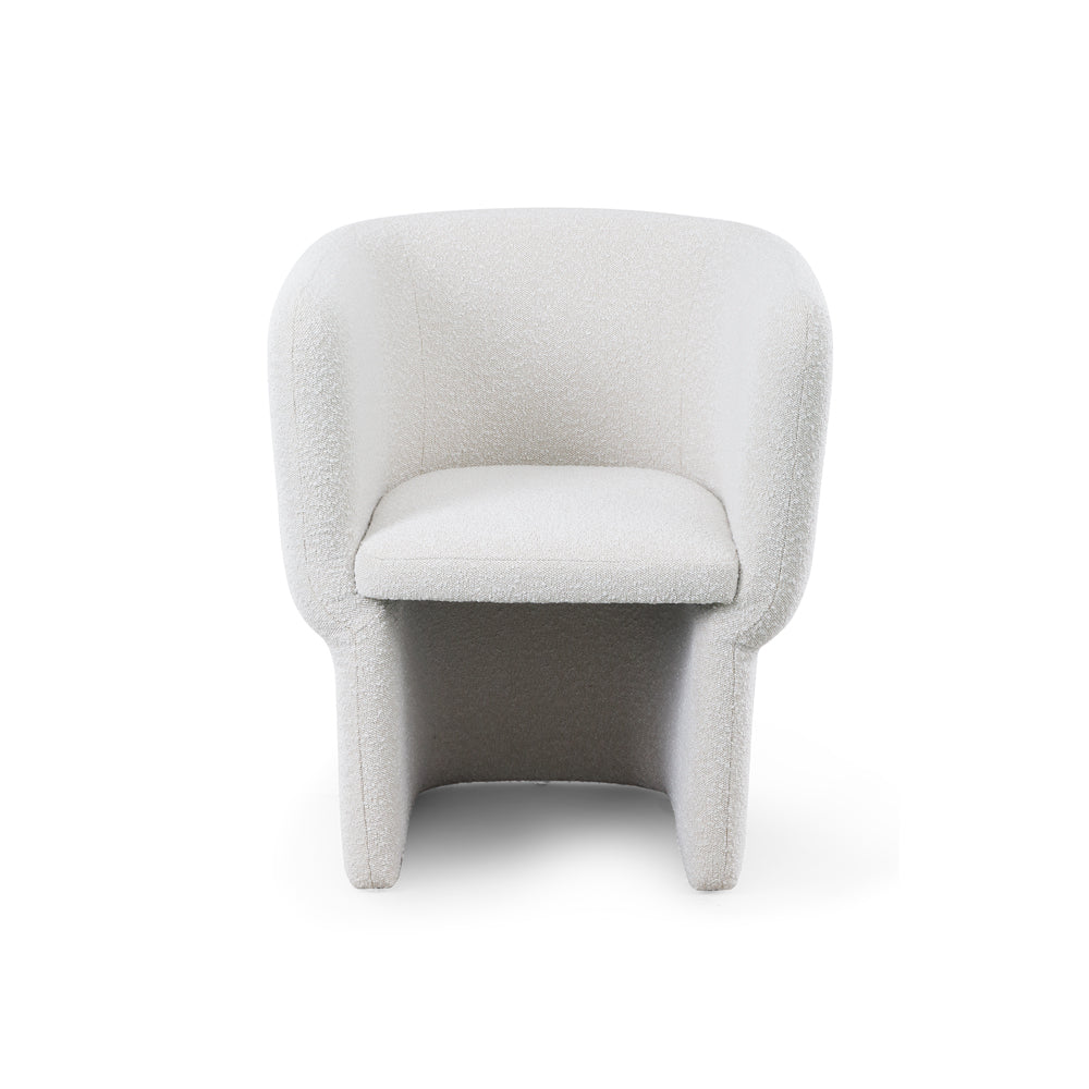 Product photograph of Liang Eimil Tempus Dining Chair Boucle Sand from Olivia's.