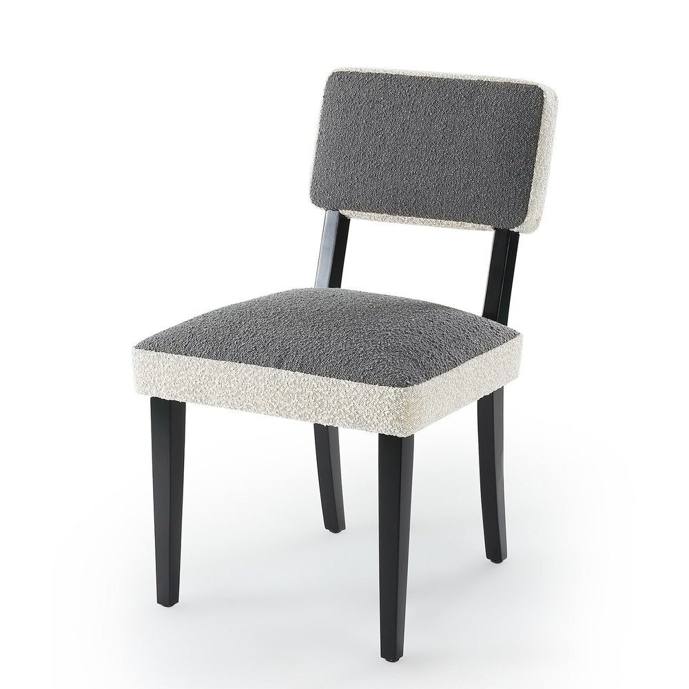 Product photograph of Liang Eimil Alfama Dining Chair - Boucle Sand Graphic Grey from Olivia's