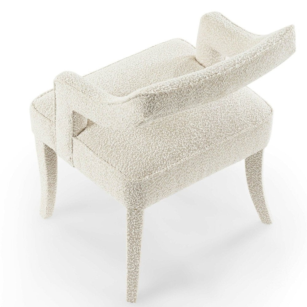 Product photograph of Liang Eimil Calvin Dining Chair - Boucle Sand from Olivia's.