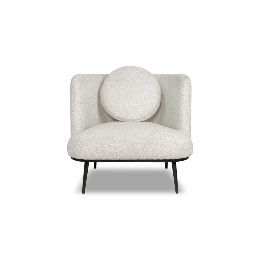 Product photograph of Liang Eimil V Lux Occasional Chair - Boucle Sand from Olivia's.