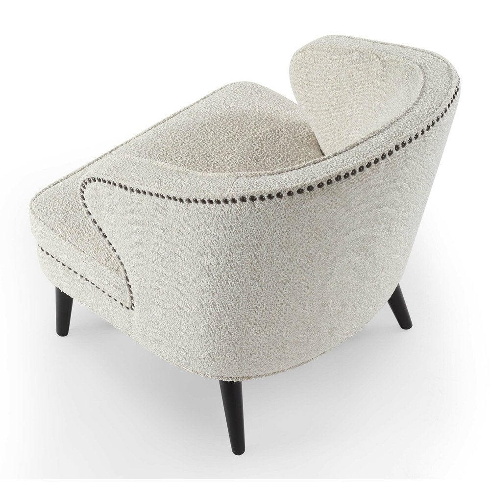 Product photograph of Liang Eimil Lindsay Occasional Chair - Boucle Sand from Olivia's.