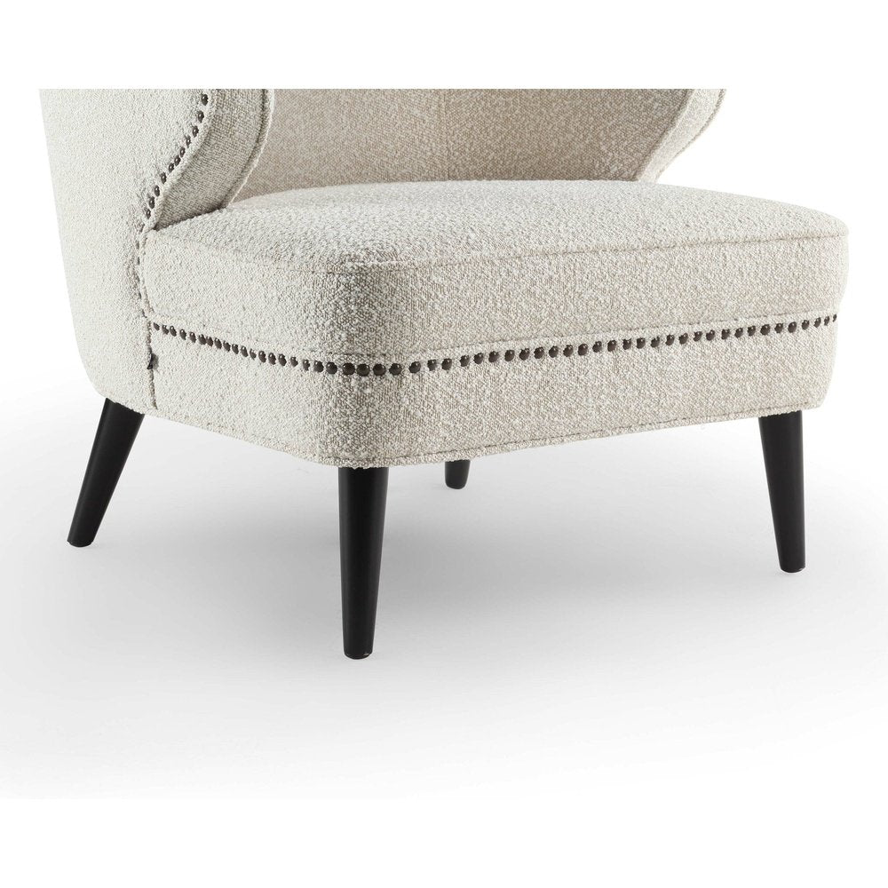 Product photograph of Liang Eimil Lindsay Occasional Chair - Boucle Sand from Olivia's.