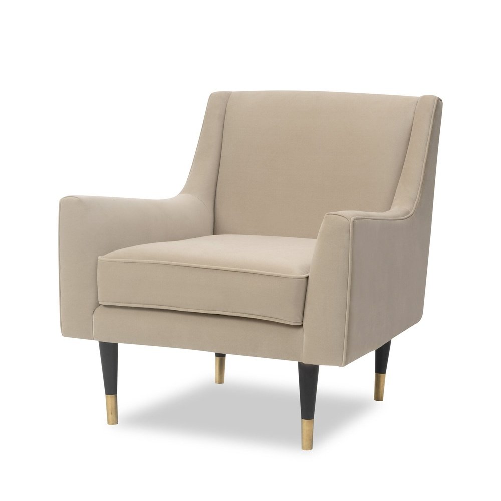 Product photograph of Liang Eimil Conte Chair - Oxford Latte Velvet from Olivia's