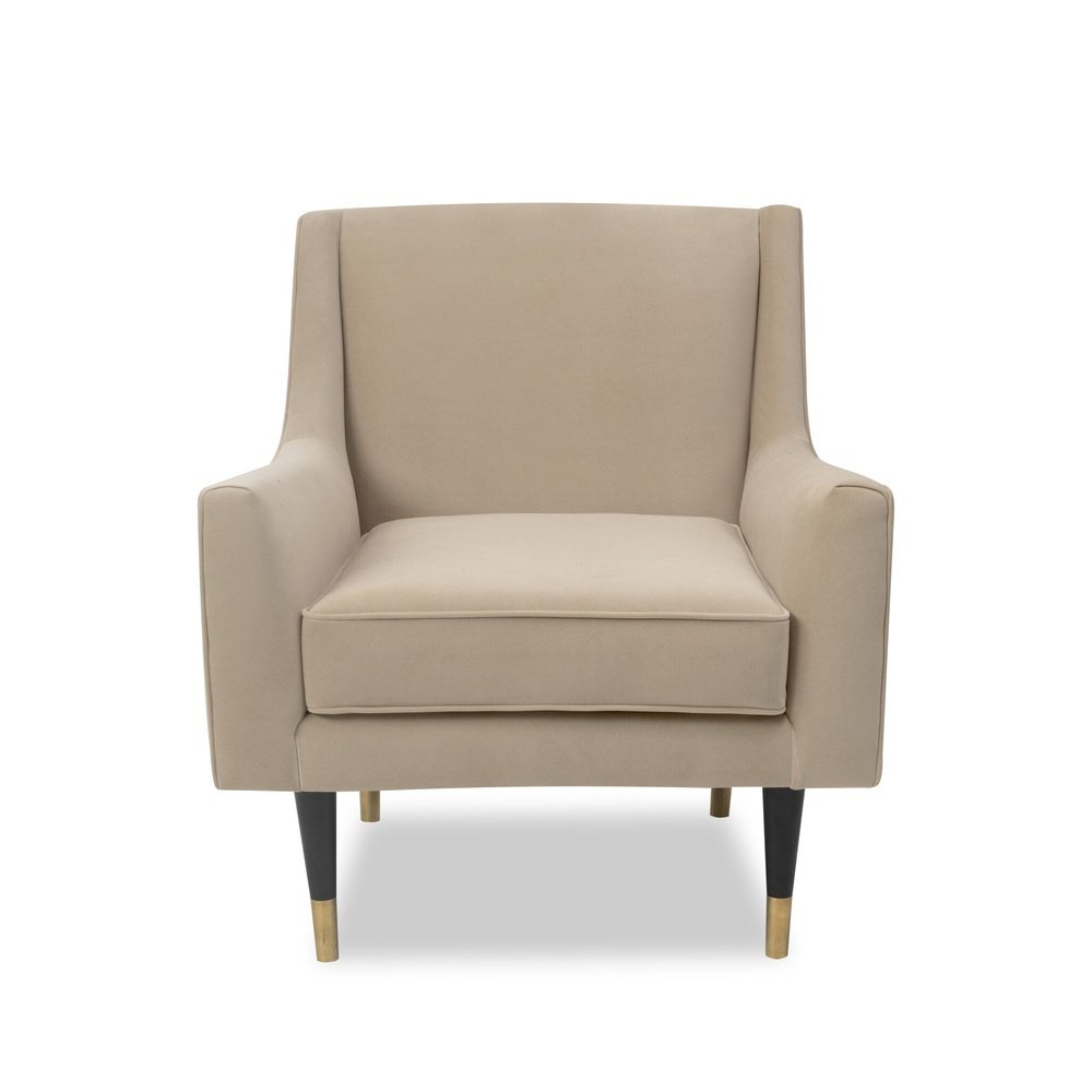 Product photograph of Liang Eimil Conte Chair - Oxford Latte Velvet from Olivia's.