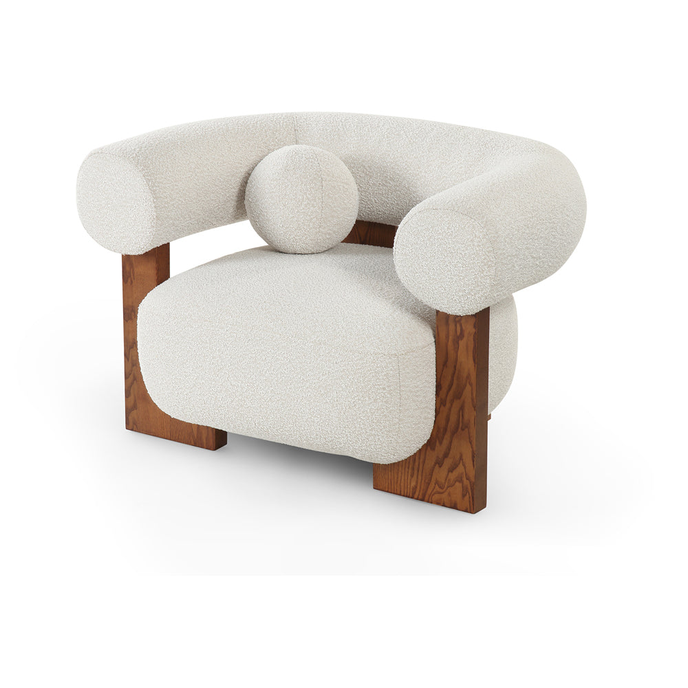 Product photograph of Liang Eimil Epic Occasional Chair - Boucle Sand Classic Brown from Olivia's.
