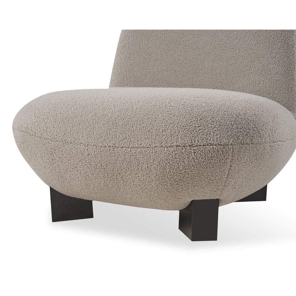 Product photograph of Liang Eimil Mikono Chair - Shearling Alpaca Grey from Olivia's.