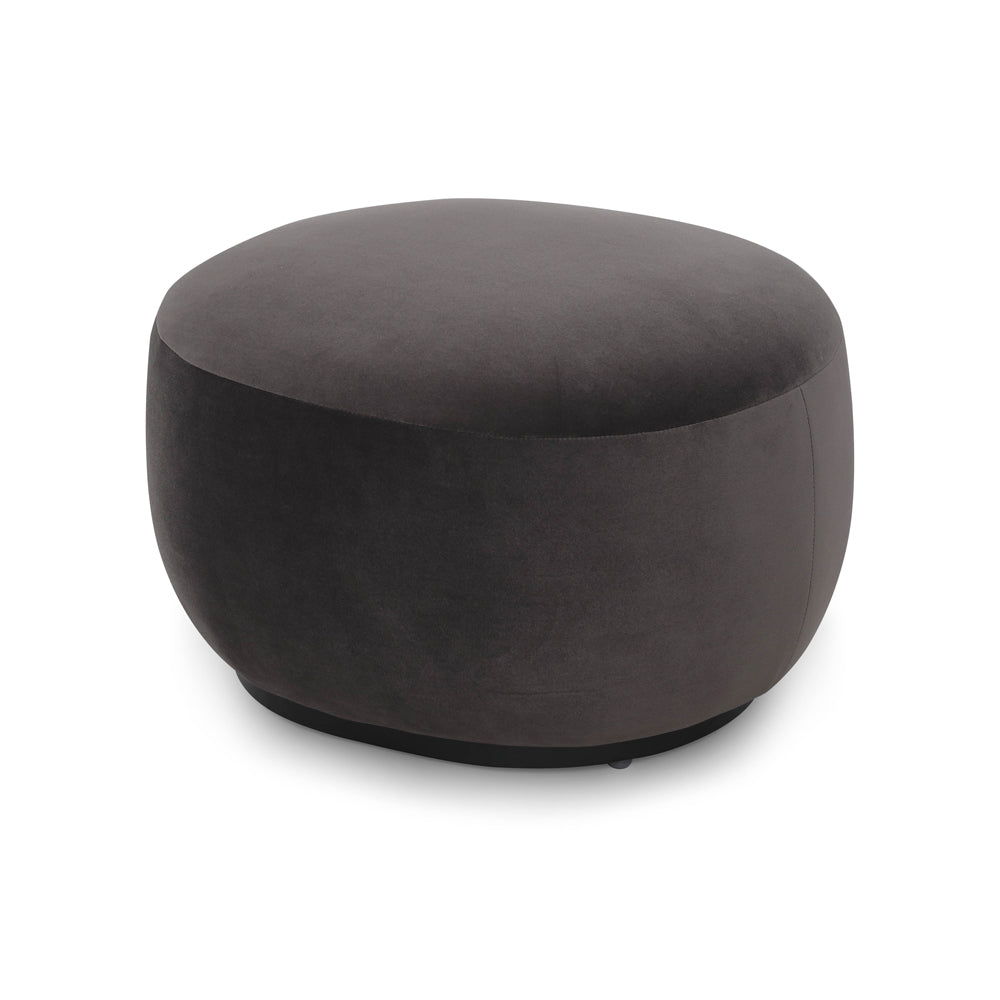 Product photograph of Liang Eimil Polter Ottoman Kaster Slate from Olivia's.