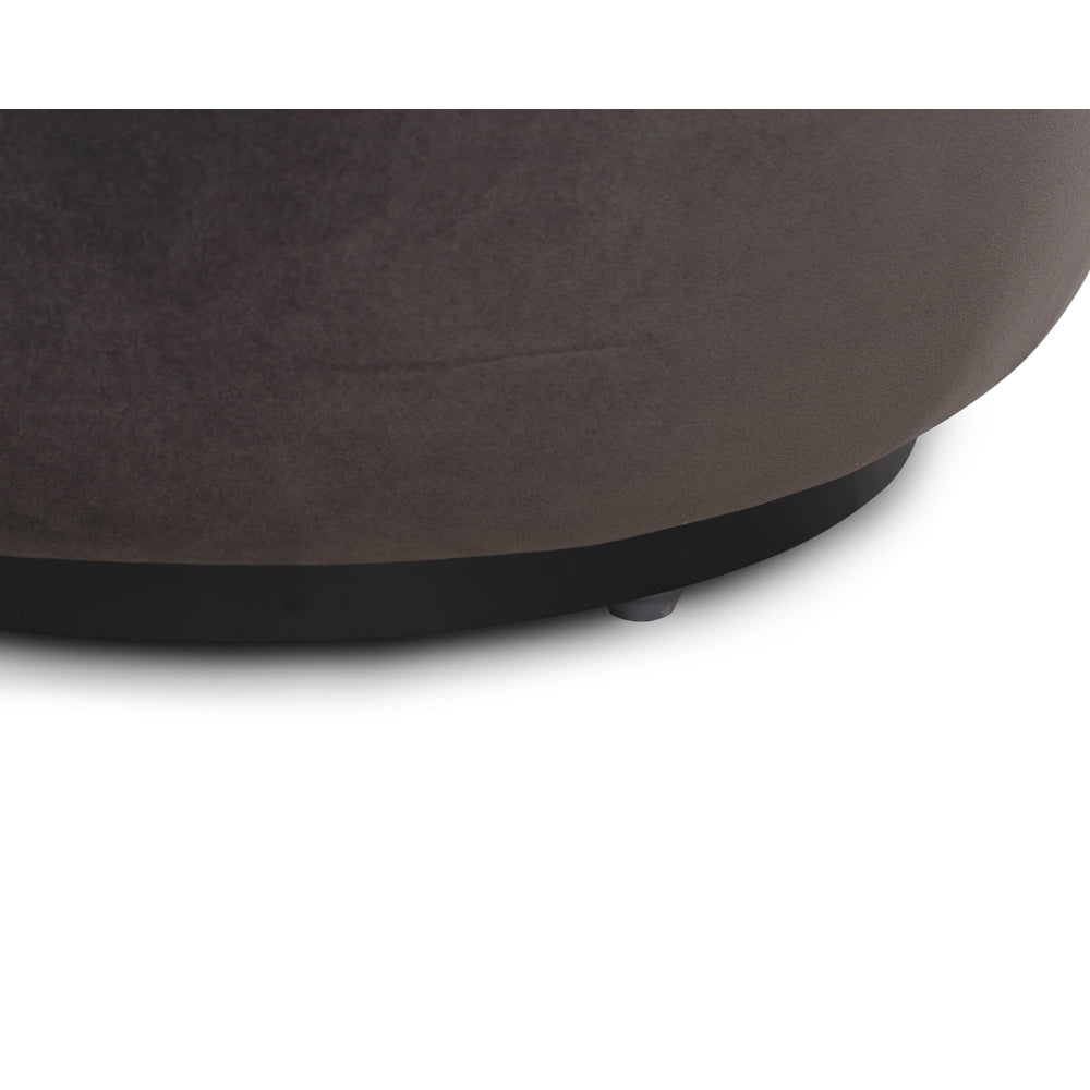 Product photograph of Liang Eimil Polter Ottoman Kaster Slate from Olivia's.