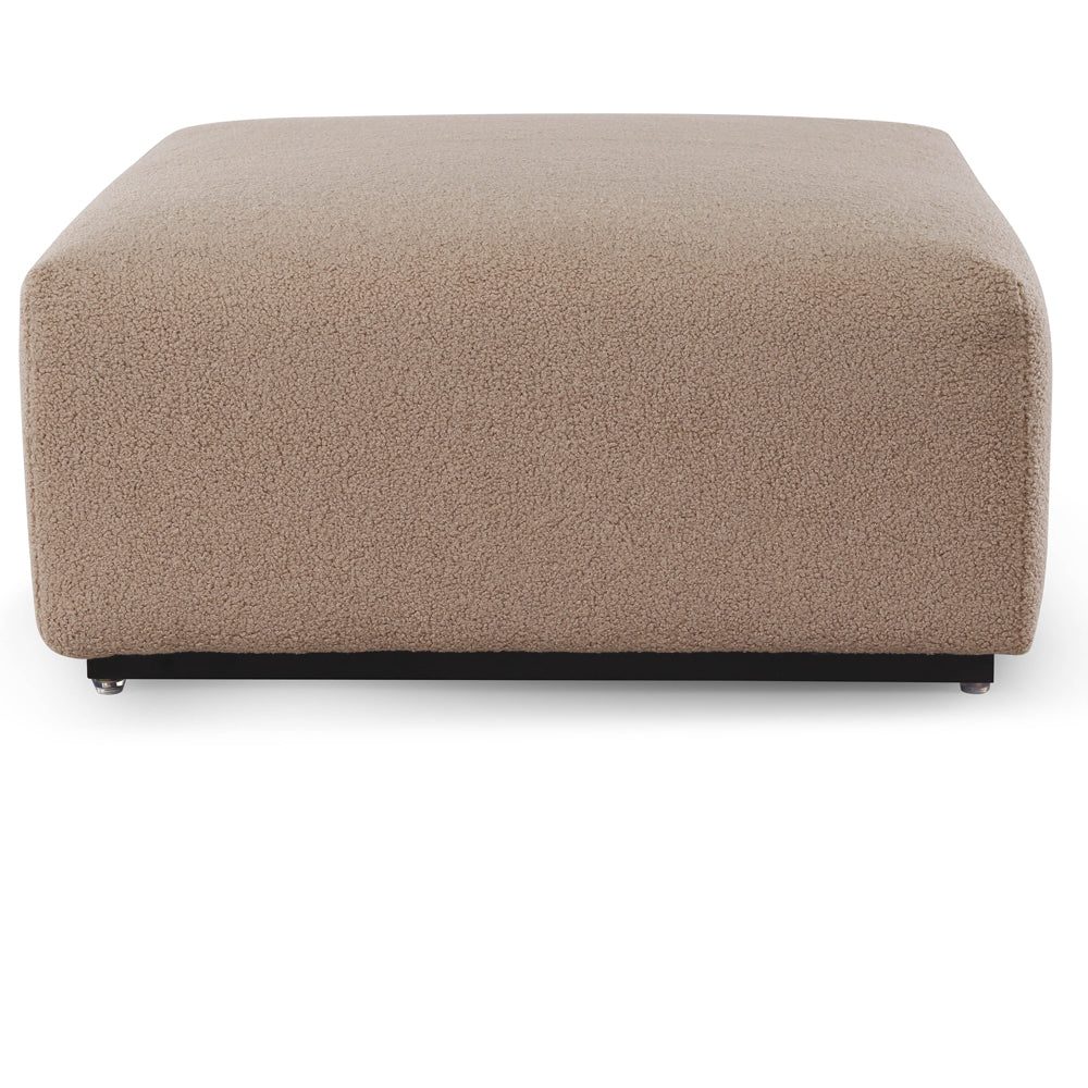 Product photograph of Liang Eimil Kendal Ottoman Alpaca Taupe from Olivia's.