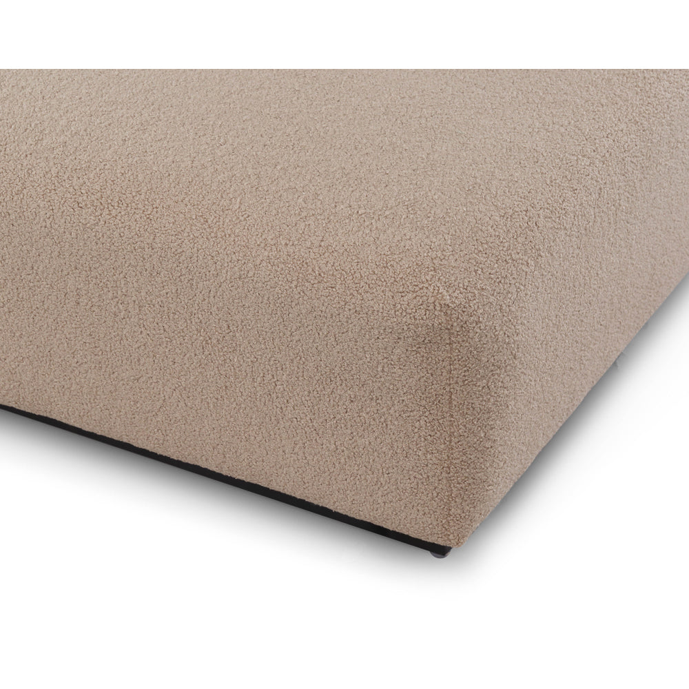 Product photograph of Liang Eimil Kendal Ottoman Alpaca Taupe from Olivia's.