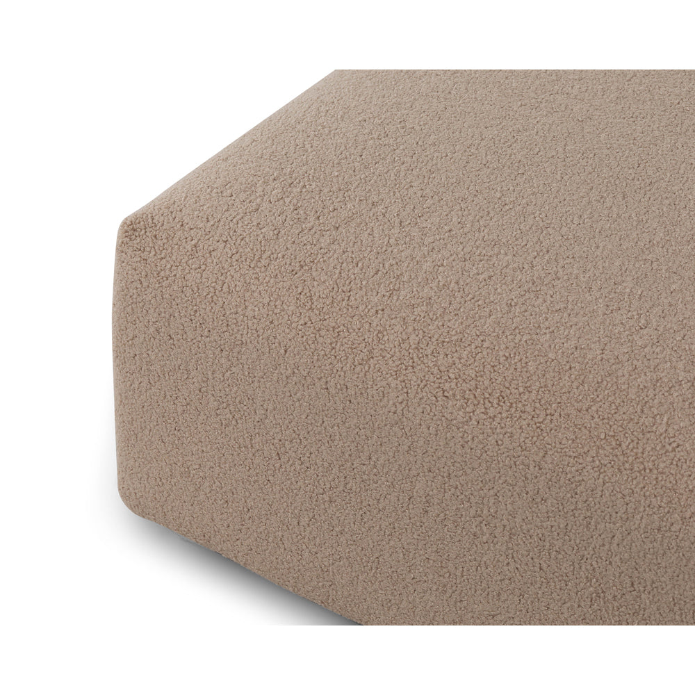 Product photograph of Liang Eimil Kendal Ottoman Alpaca Taupe from Olivia's.