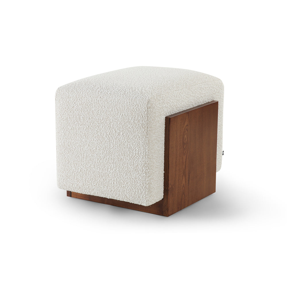 Product photograph of Liang Eimil Warwick Stool - Boucle Sand Classic Brown from Olivia's.