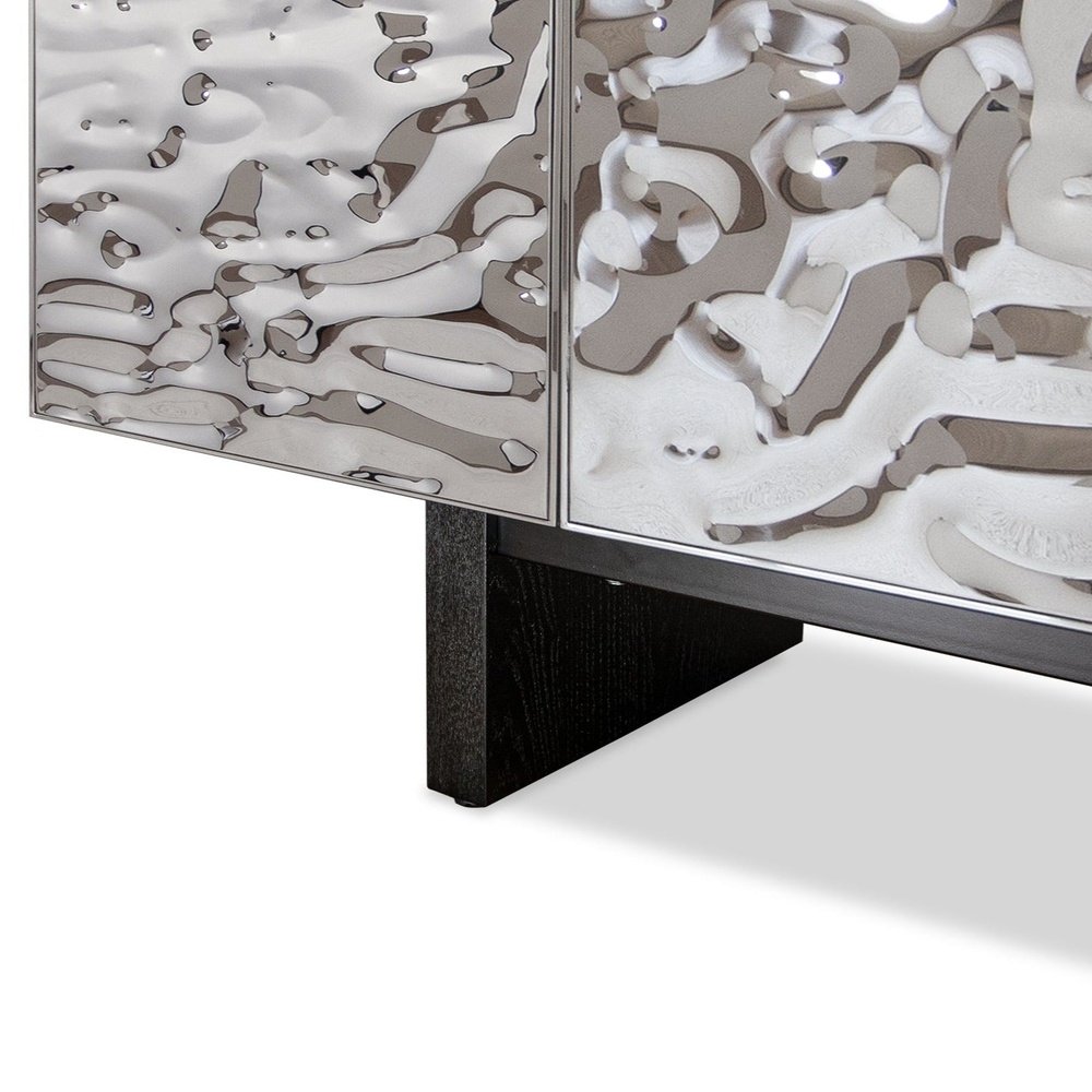 Product photograph of Liang Eimil Baltimore Sideboard - Polished Hammered Finish from Olivia's.